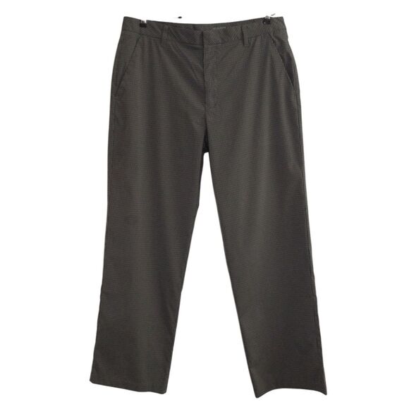 Ashworth Men's Gray Check Performance Golf Pants 36 x 32 - Picture 1 of 6